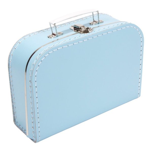 koffertje  Licht Blauw 30 cm
